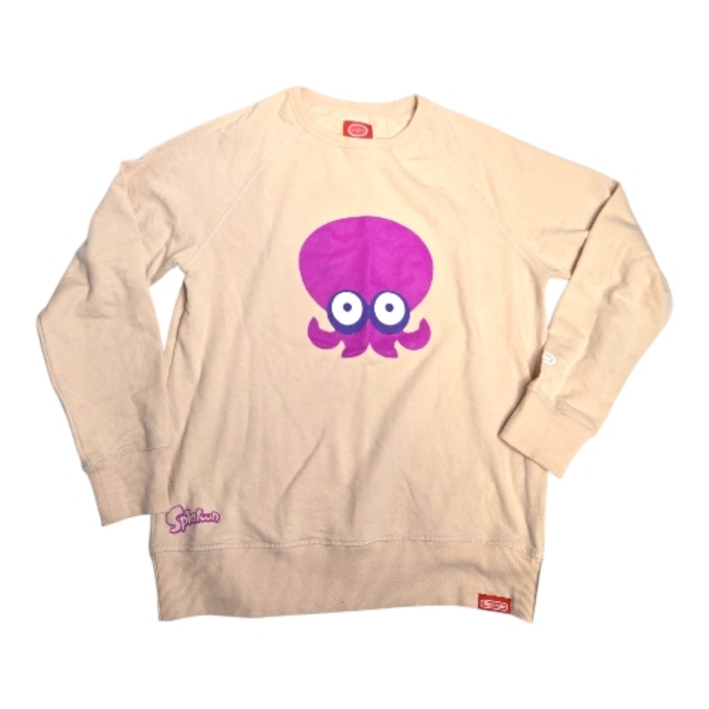 NINTENDO Splatoon Octarian purple octopus‎ exclusive New York Store sweatshirt